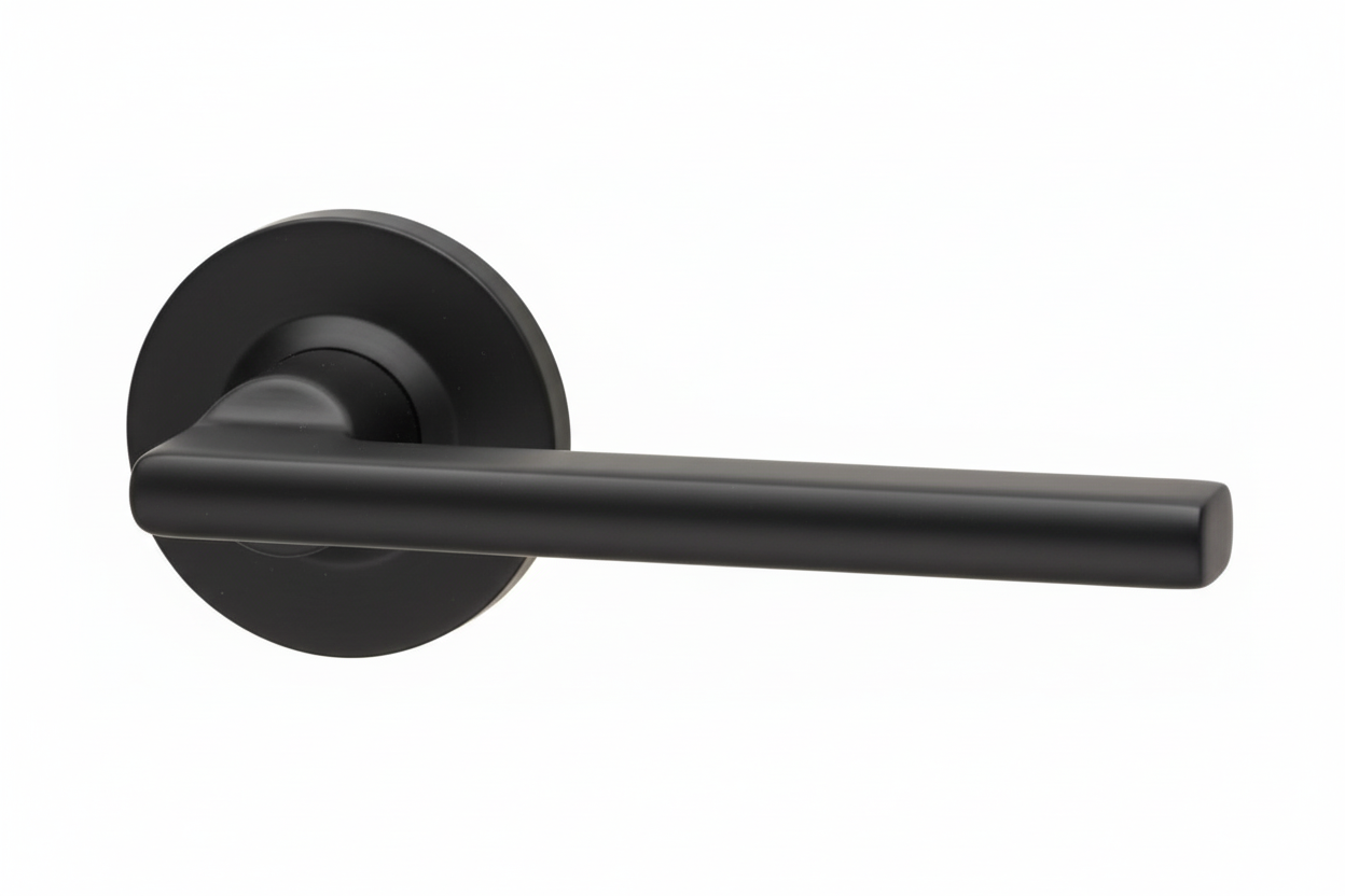 Black door handle