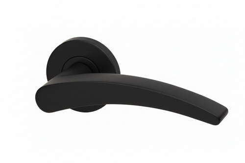 Black door handle